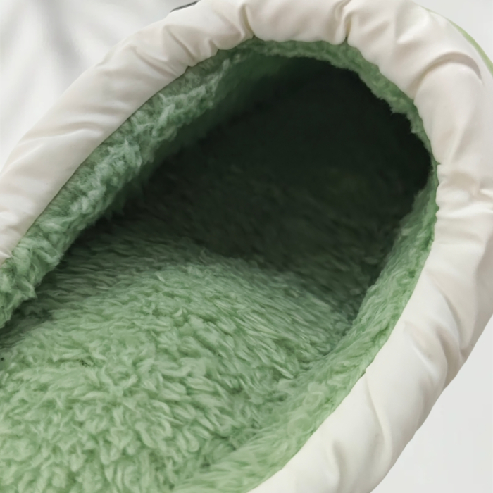 Papuci de casa pufosi L666verde [9]