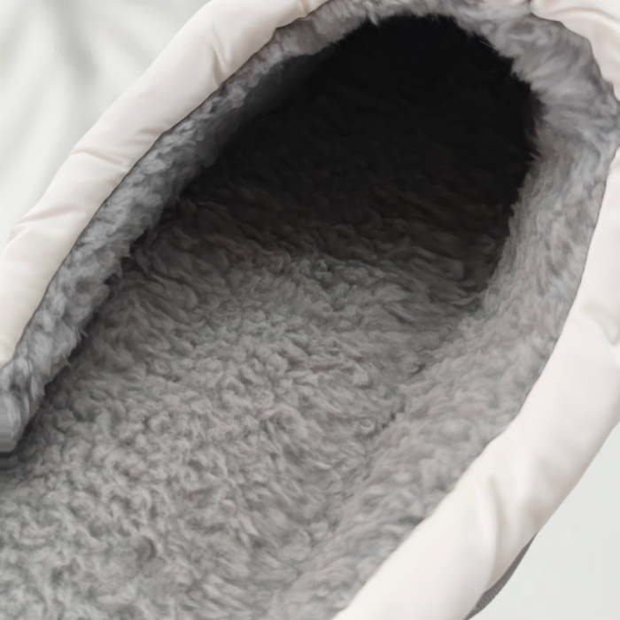 Papuci de casa pufosi L666gri [8]