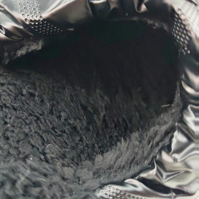 Papuci de casa pufosi L673negru [10]