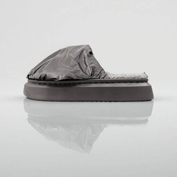 Papuci de casa pufosi L673gri [3]