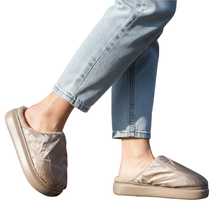 Papuci de casa pufosi L673maro [2]