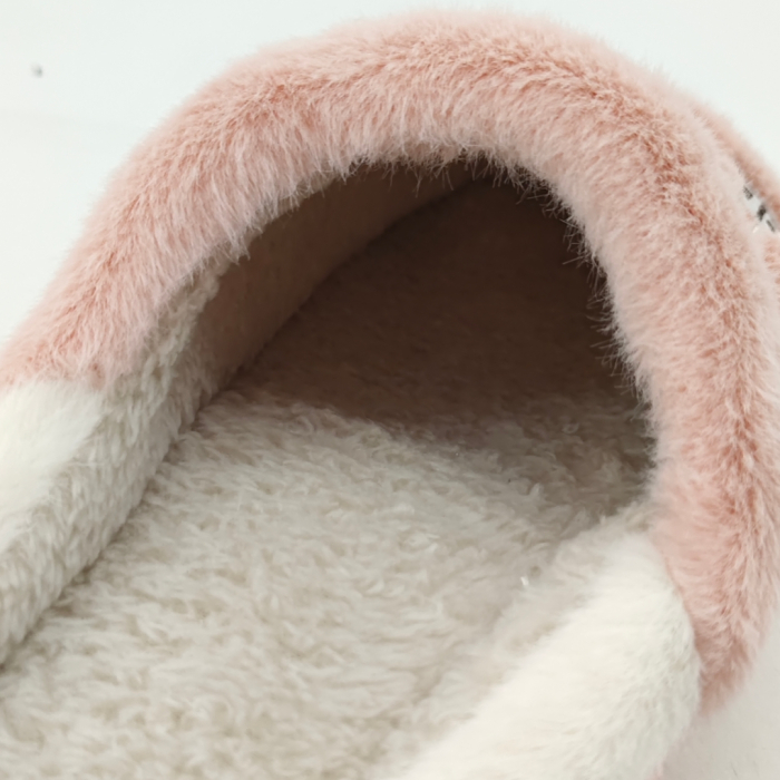 Papuci de casa pufosi L707roz deschis [7]