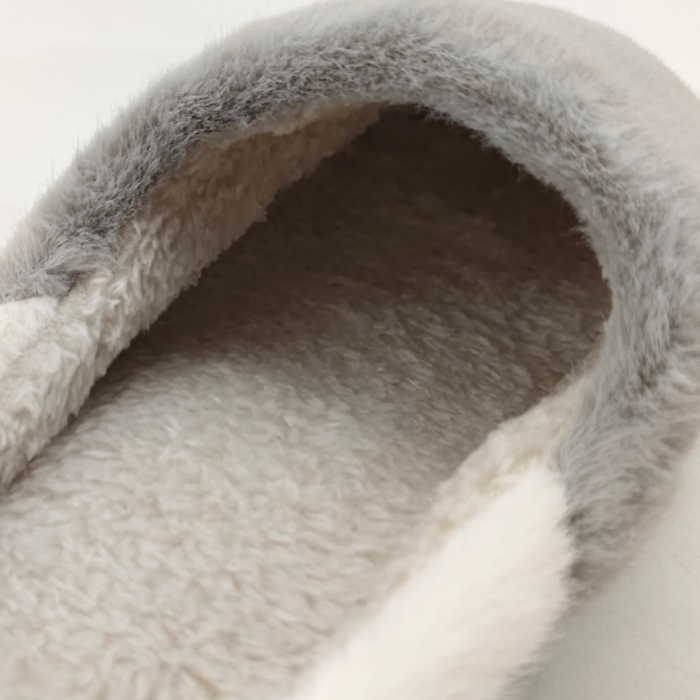 Papuci de casa pufosi L707gri [7]