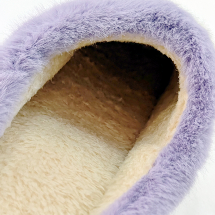 Papuci de casa pufosi L709mov [8]