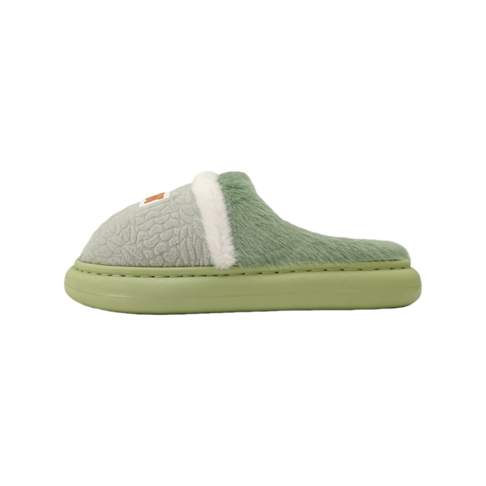 Papuci de casa pufosi L709verde [3]