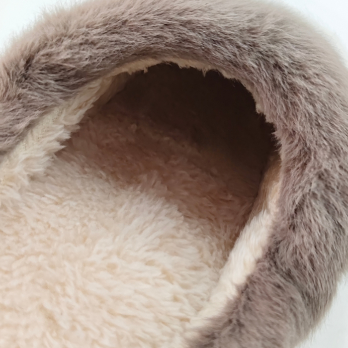 Papuci de casa pufosi L709maro [8]