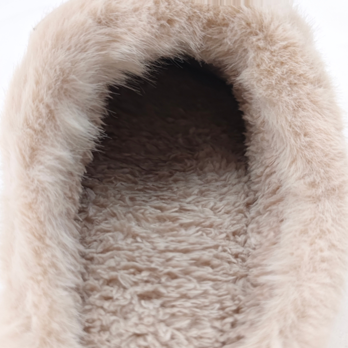 Papuci de casa pufosi L711bej [6]