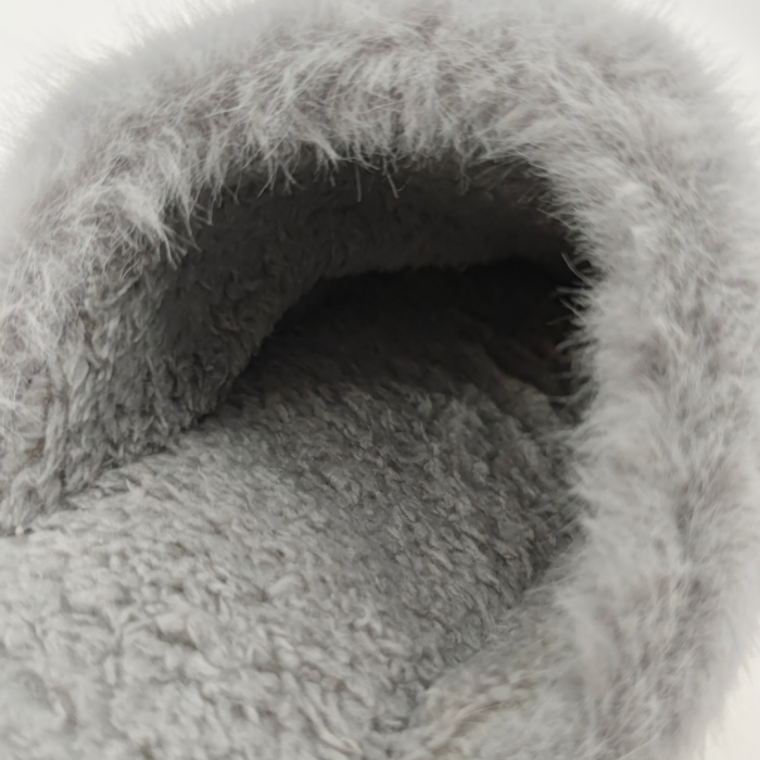 Papuci de casa pufosi L689gri [7]