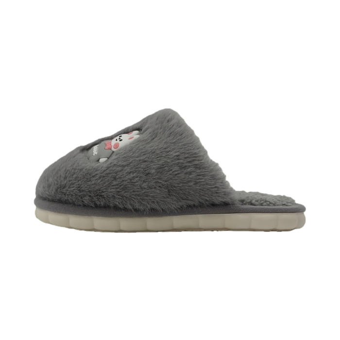 Papuci de casa pufosi L689gri [3]
