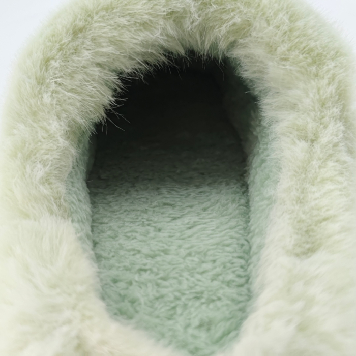 Papuci de casa pufosi L721verde [5]