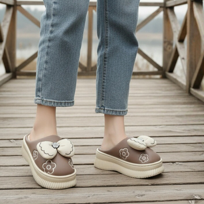 Papuci de casa pufosi L736maro [5]