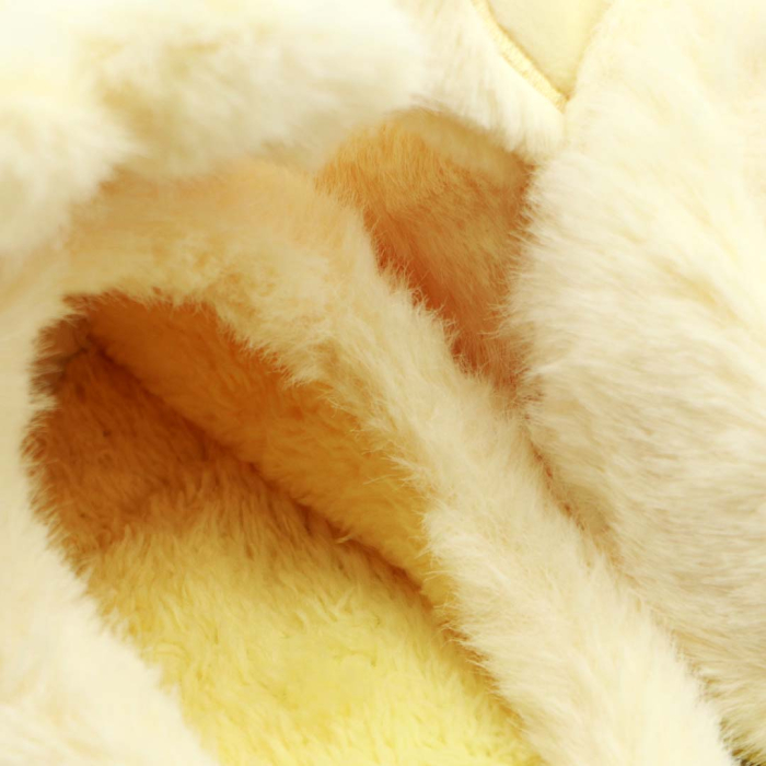 Papuci de casa pufosi, model Iepuras L638galben [13]