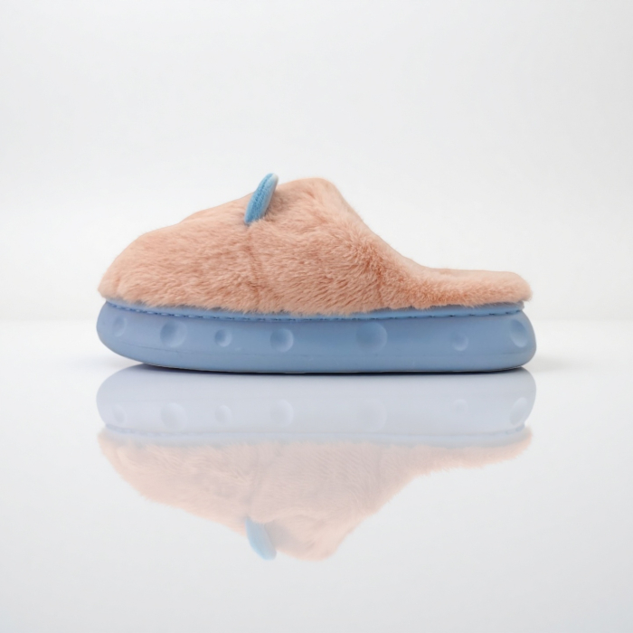 Papuci de casa pufosi si haiosi L635roz [3]