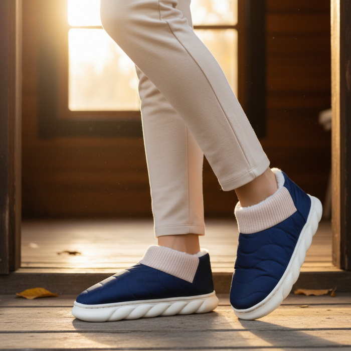 Papuci captusiti din bumbac H53bleumarin [9]