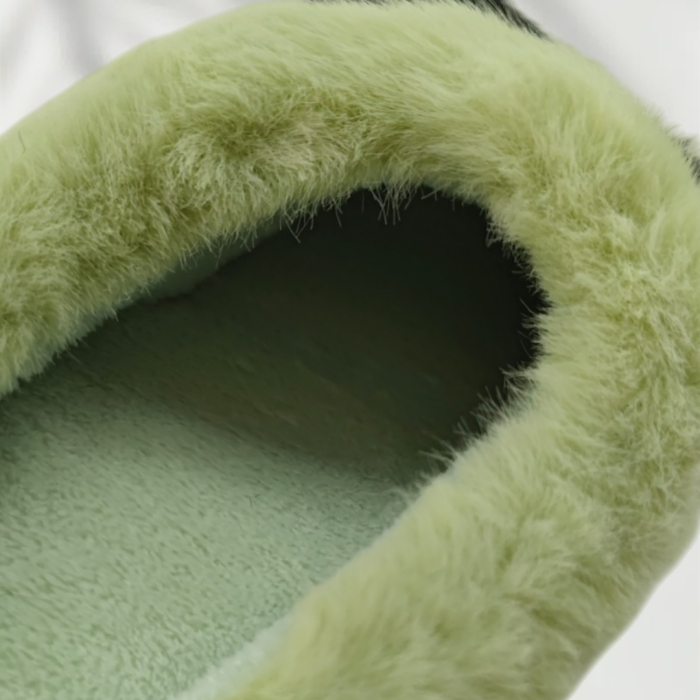 Papuci de casa pufosi si haiosi L629verde [9]