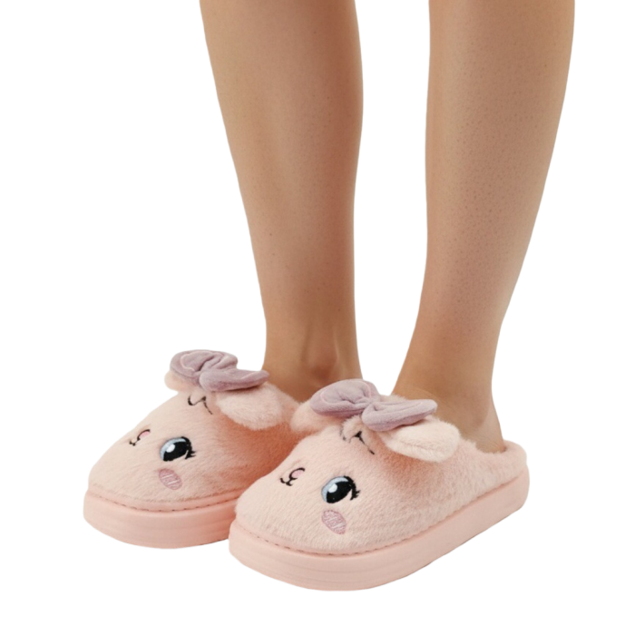 Papuci de casa pufosi si haiosi L679roz [2]