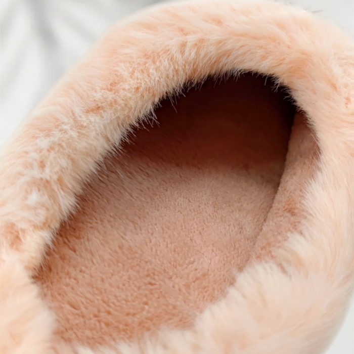 Papuci de casa pufosi si haiosi L629roz [10]