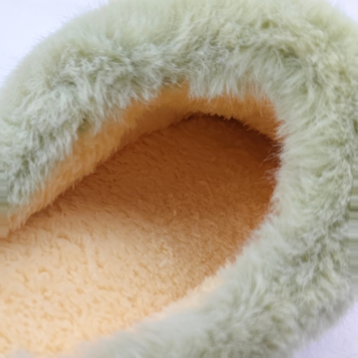 Papuci de casa pufosi si haiosi L635verde [13]