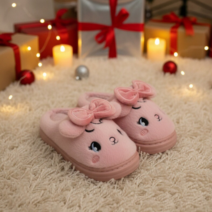 Papuci de casa pufosi si haiosi L679mov [4]