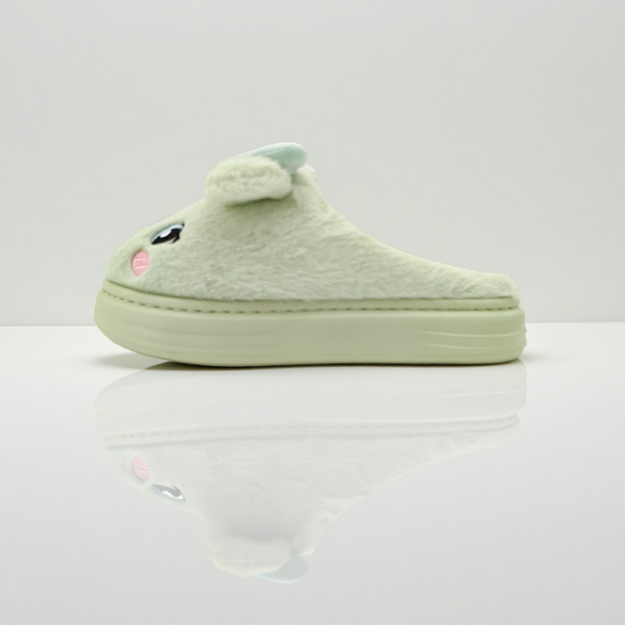 Papuci de casa pufosi si haiosi L679verde [3]