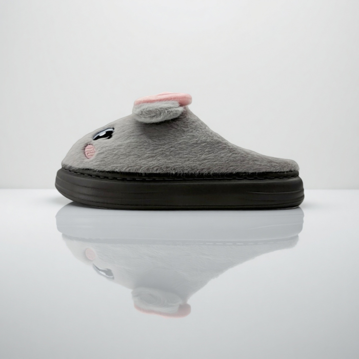 Papuci de casa pufosi si haiosi L679gri [3]