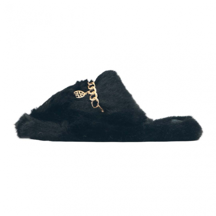 Papuci de casa pufosi WP-8216negru [2]