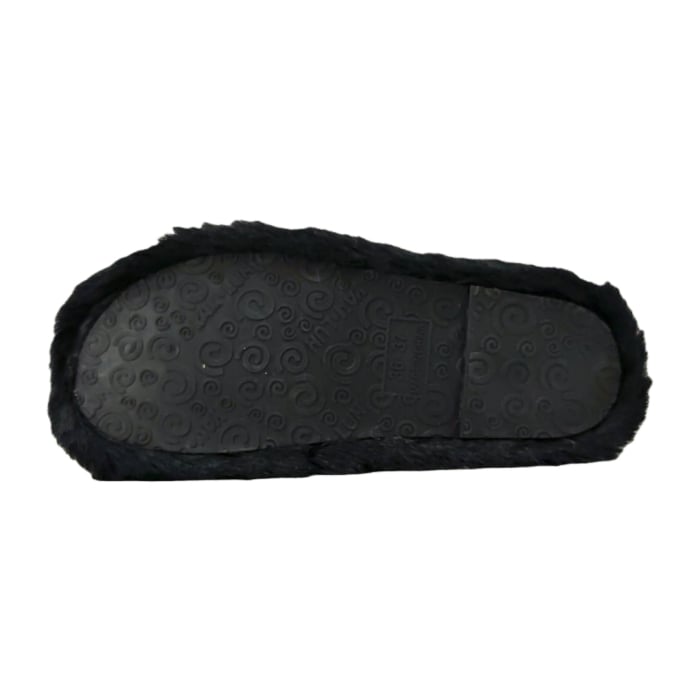 Papuci de casa pufosi WP-8219negru [9]