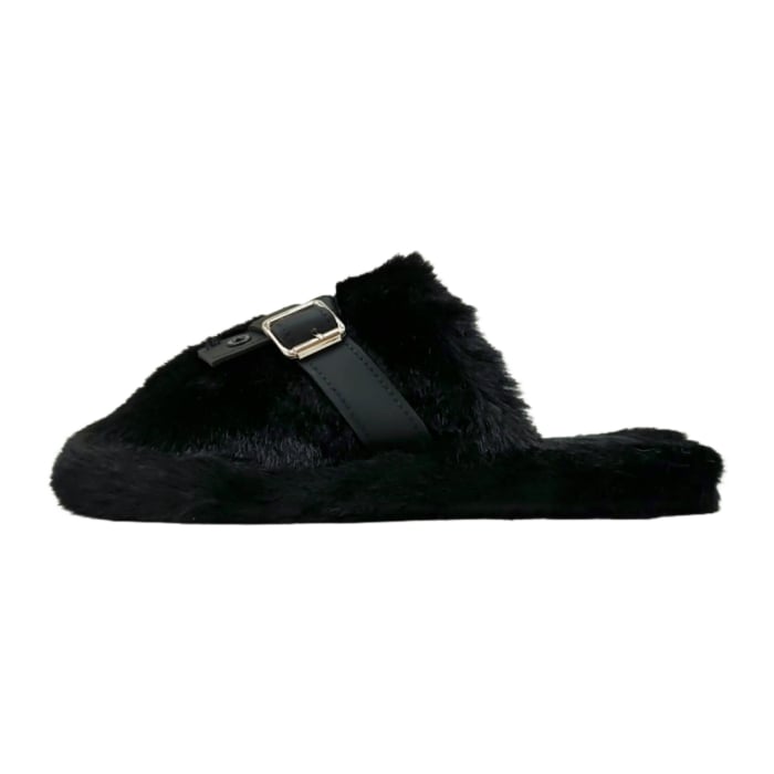 Papuci de casa pufosi WP-8219negru [7]
