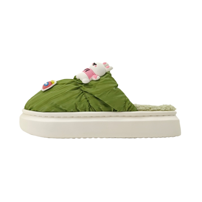 Papuci de casa veseli L713verde [3]