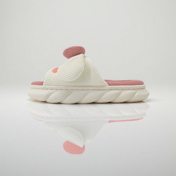 Papuci de casa veseli, model Iepuras P2071roz [3]