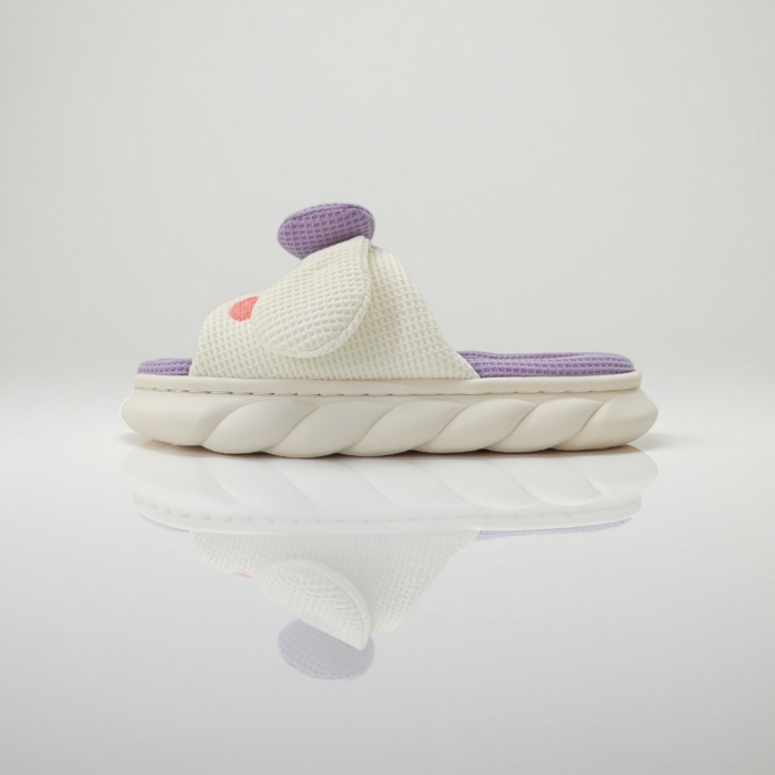 Papuci de casa veseli, model Iepuras P2071mov [3]