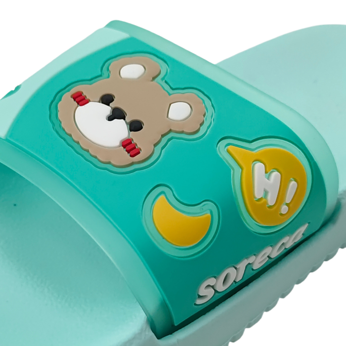 Papuci veseli F101verde deschis [4]