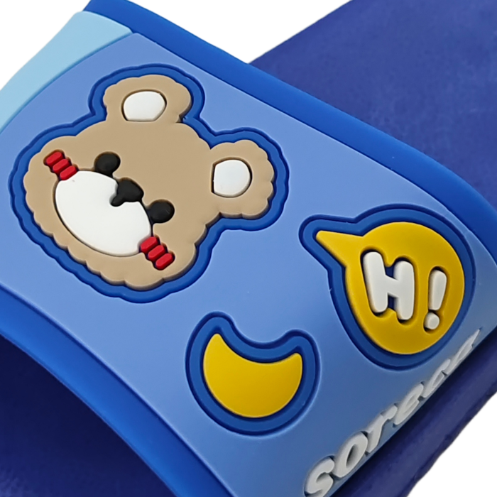 Papuci veseli F101albastru [4]