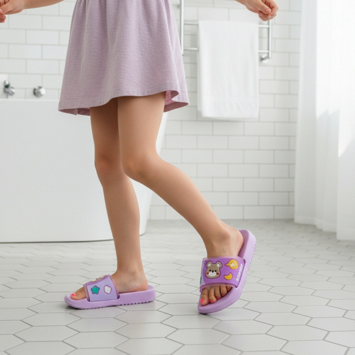 Papuci veseli F101mov [6]