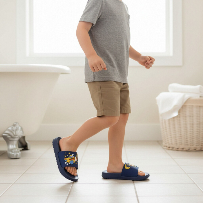 Papuci veseli F103bleumarin [6]