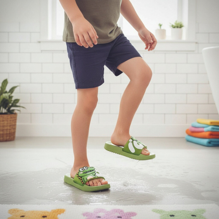 Papuci veseli F107.F108verde [3]