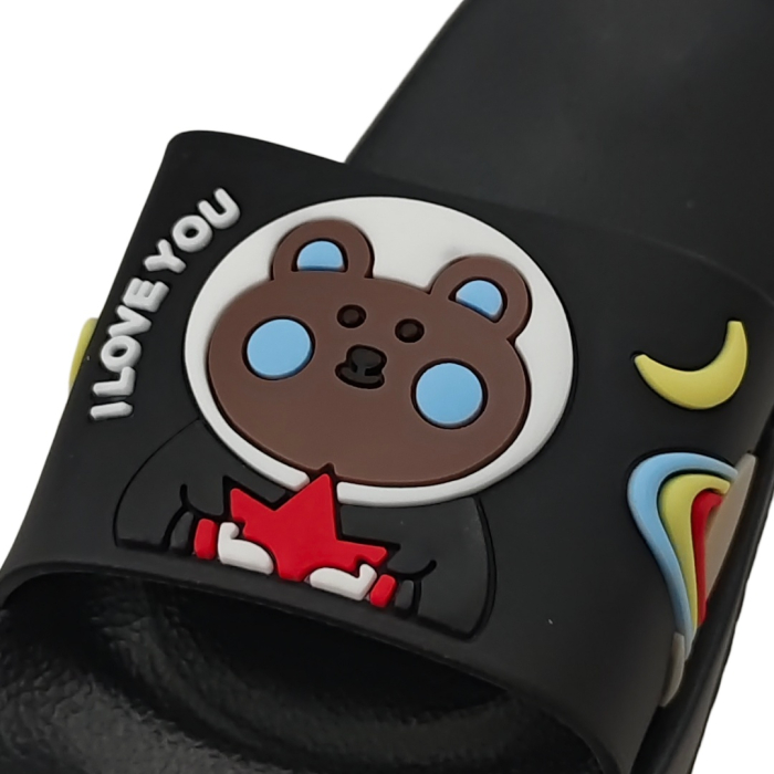 Papuci veseli F118.F119negru [7]