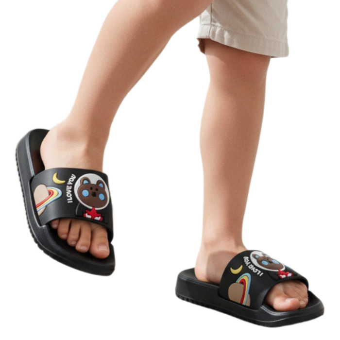 Papuci veseli F118.F119negru [2]