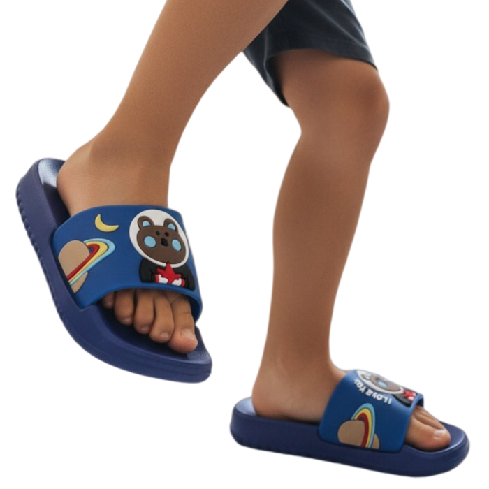 Papuci veseli F118.F119albastru [2]