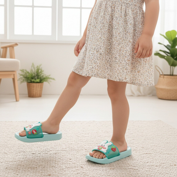 Papuci veseli F120albastru [8]