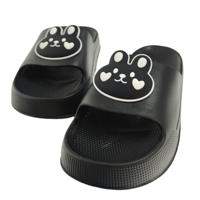 Papuci veseli H06-3negru [3]
