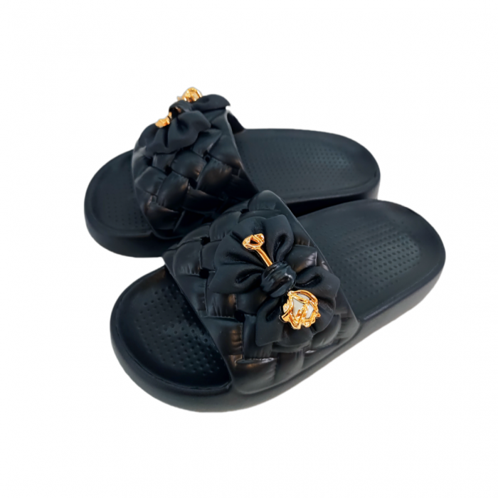 Papuci veseli H07-6negru [1]