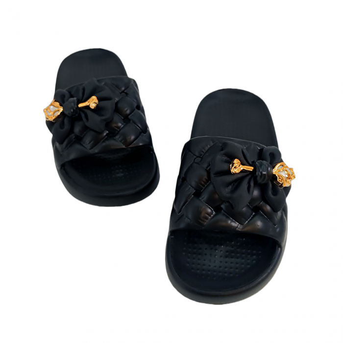 Papuci veseli H07-6negru [4]