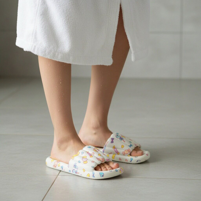 Papuci veseli H675alb [4]