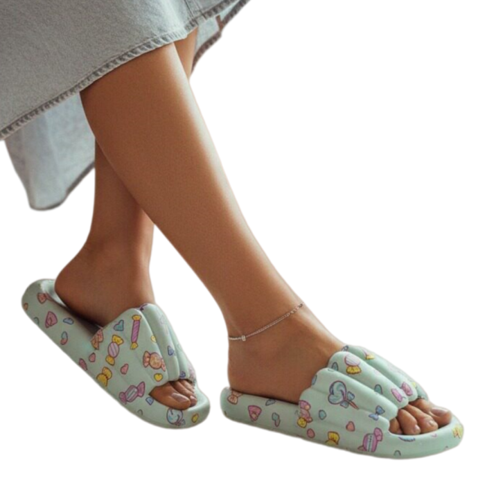 Papuci veseli H675albastru [7]