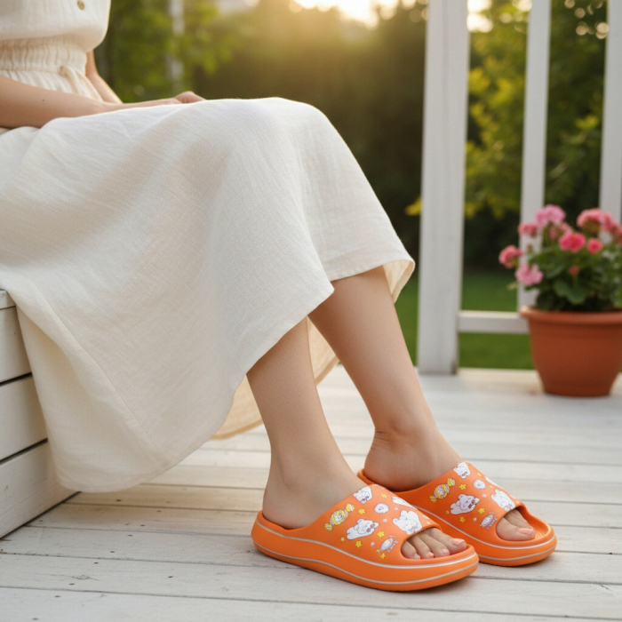 Papuci veseli H683portocaliu [2]