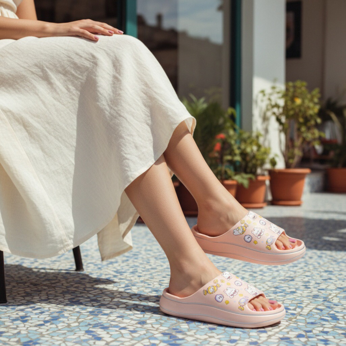 Papuci veseli H683roz [3]