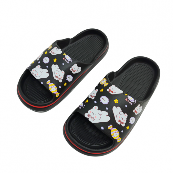 Papuci veseli H683negru [1]