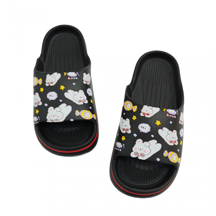 Papuci veseli H683negru [3]