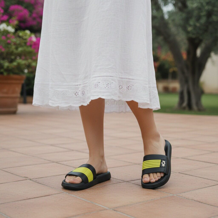 Papuci veseli H718negru [6]